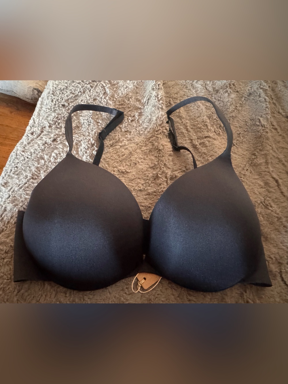 SKIMS Ultimate Push Up Plunge Onyx Bra
